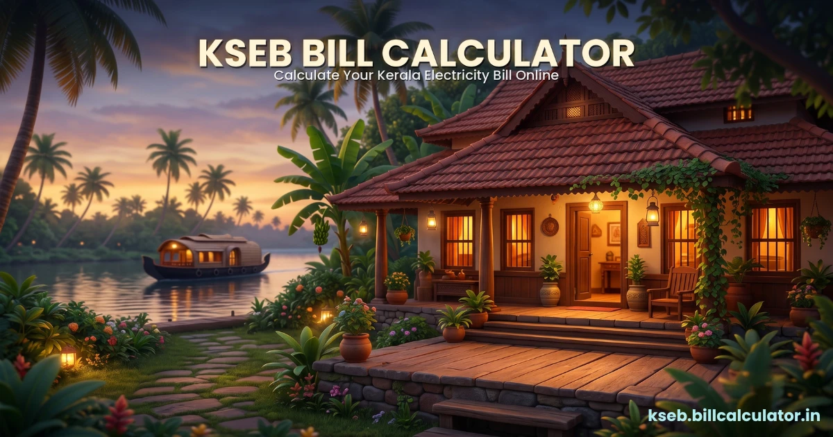 KSEB Bill Calculator 2026 (Latest Tariff Updated)